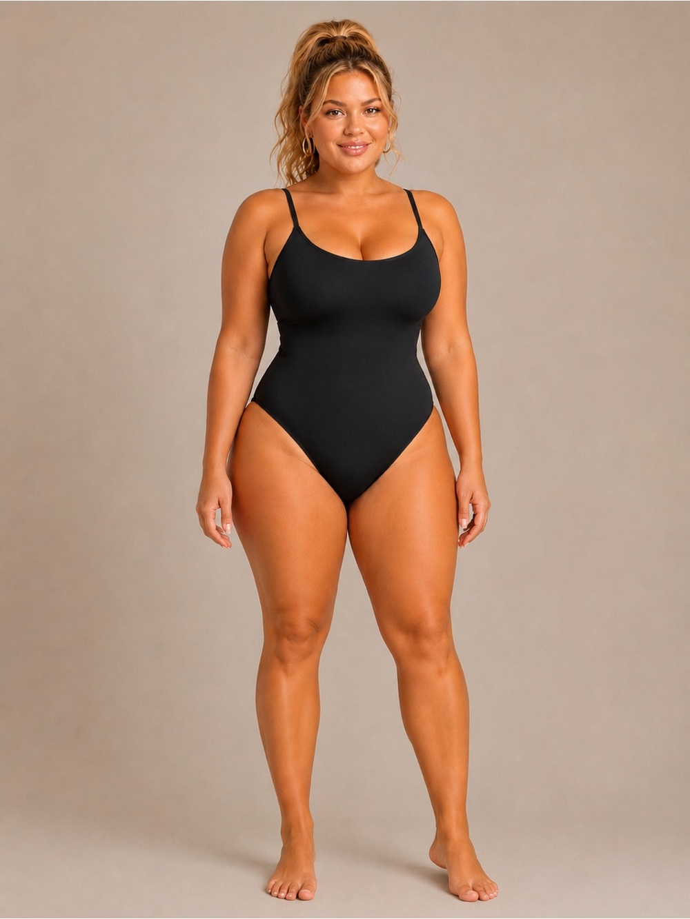 NWT Andie Swim The Amalfie One Piece Swimsuit in Black Size XXXL